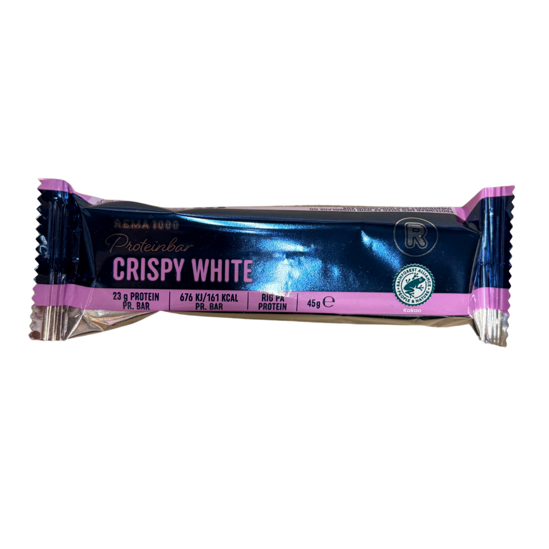 protein barr crispy white 23gr protein - Rema 1000