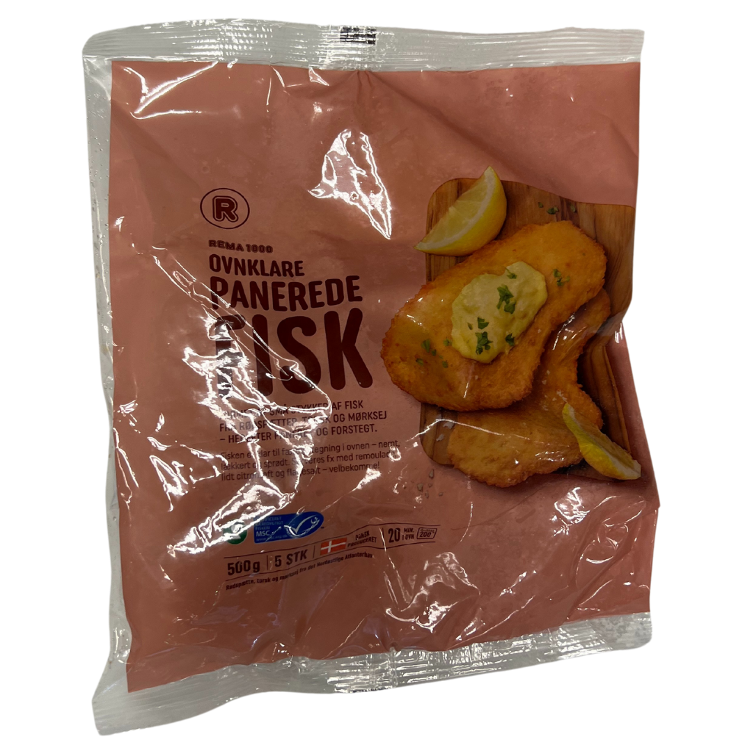 Raspaður fiskur 5stk/500gr - Rema 1000