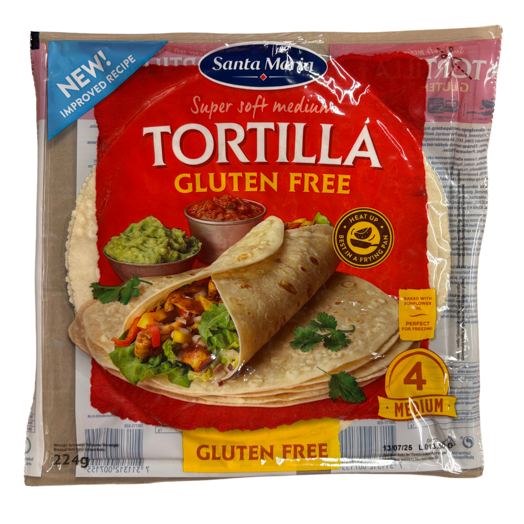 Tortilla glutenfrítt 4stk - Santa Maria