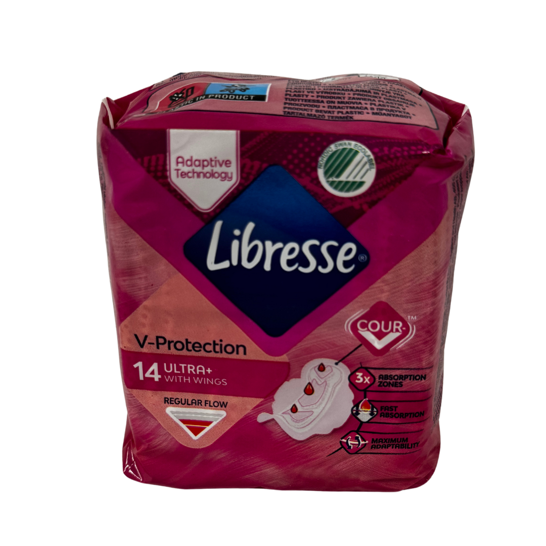 V-verja bind regular 14 ultra+ við veingjum - Libresse
