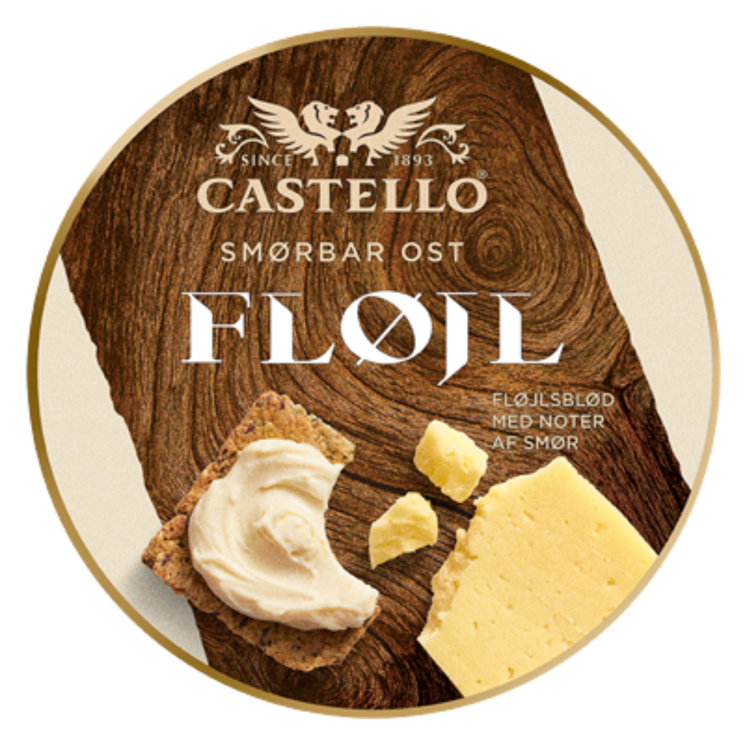 Fløjl ostur 170gr - Castello