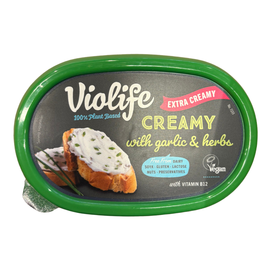Creamy smyrjiostur krydda og við kryddurtum veganskt - Violife