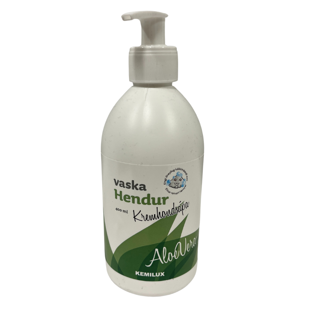 Vaska Hendur kremhondsápa alovera 400ml - KEMILUX