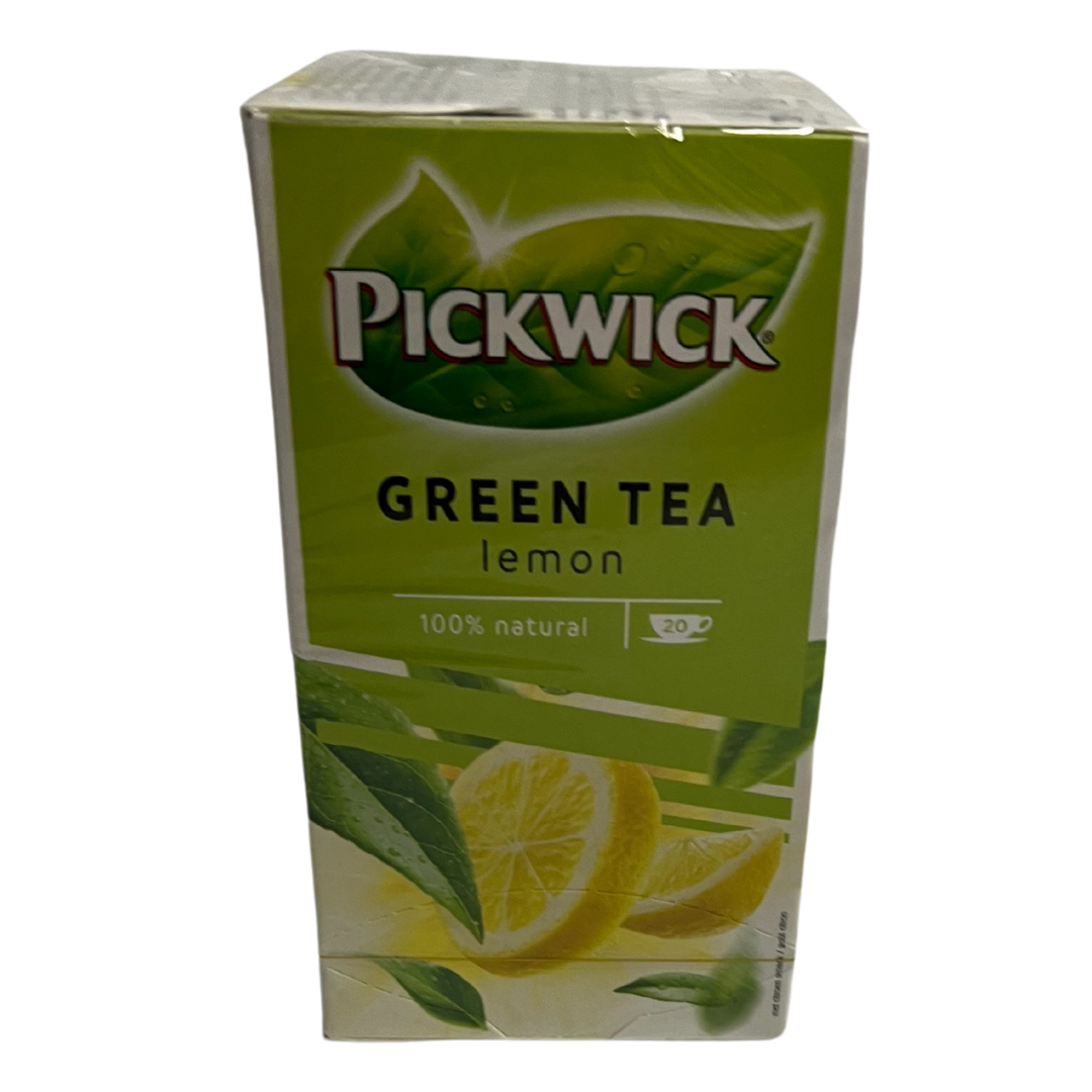 Grøn lemon te brøv 20stk - PICKWICK