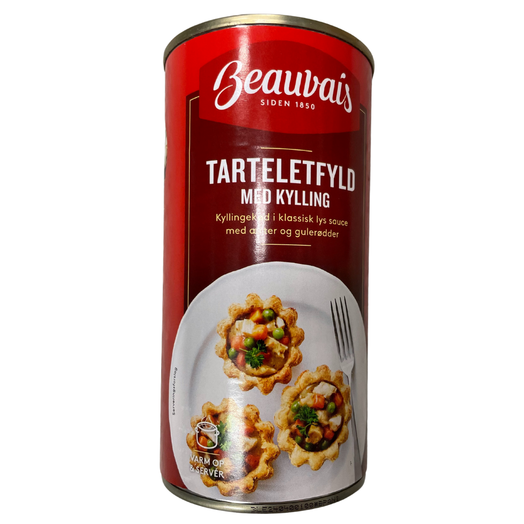 Tartelet fylla við høsnarunga 550gr - Beauvais
