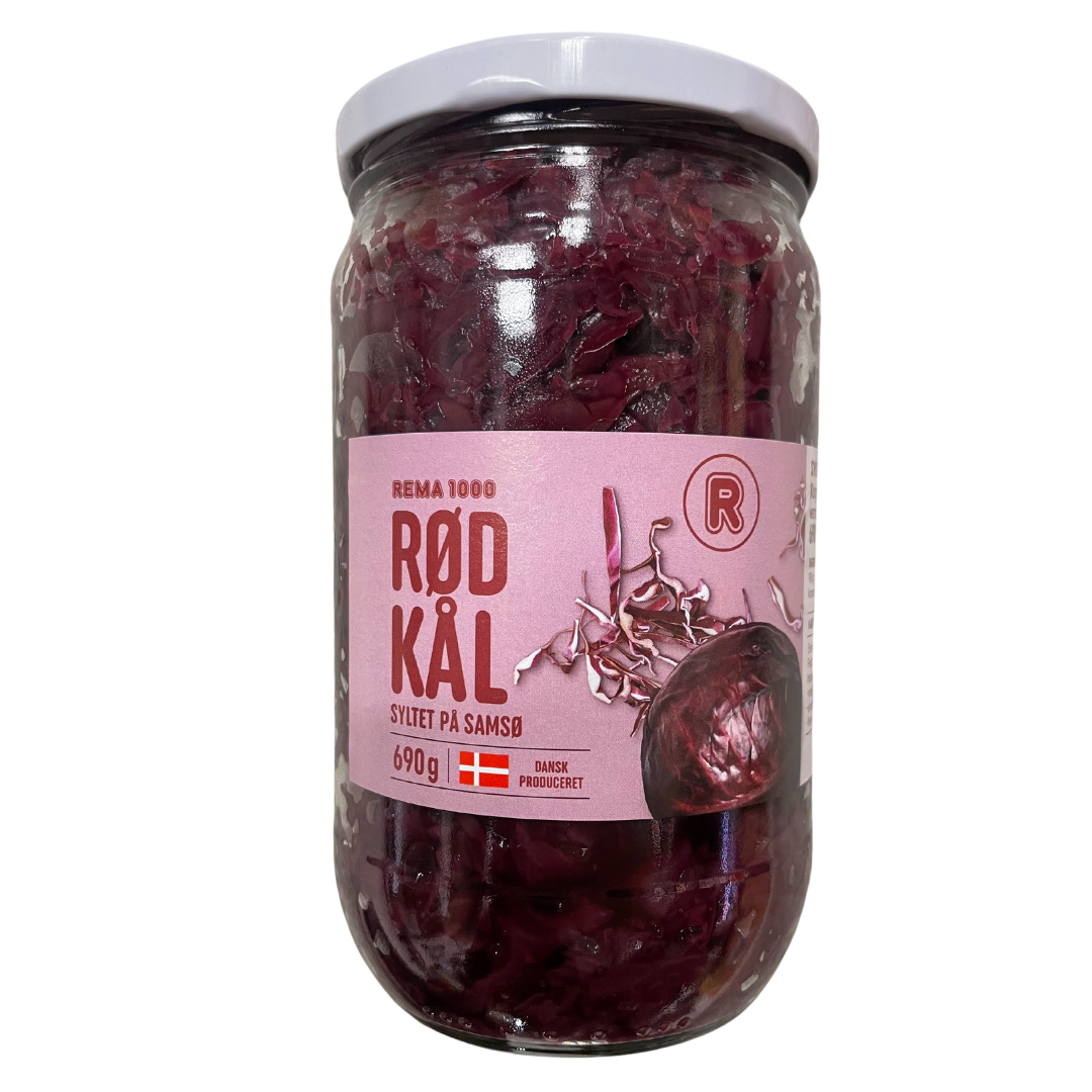 Reyðkál syltaðar 690gr - Rema 1000