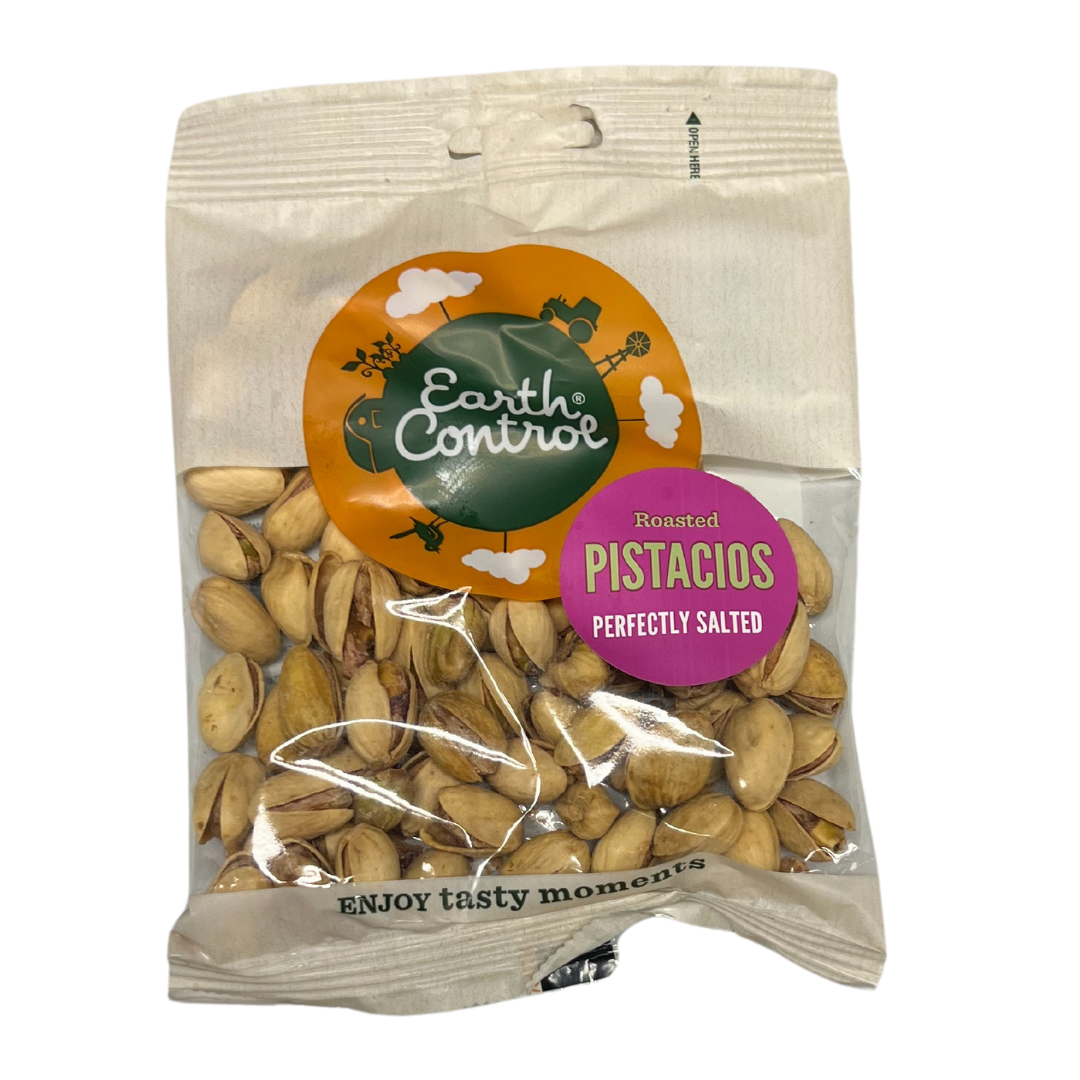 Ristað og saltað pistacios 80gr - Earth Control