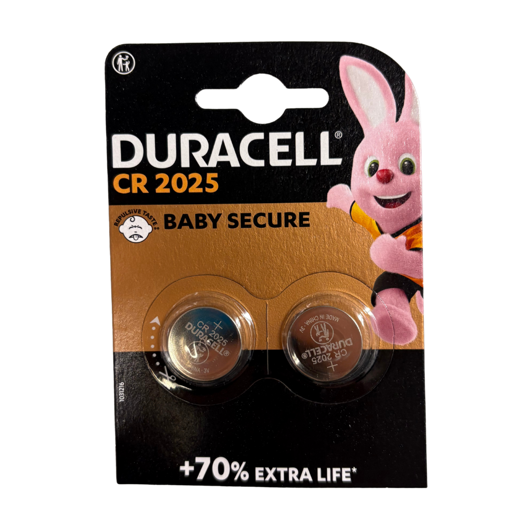 Battaríir CR 2025 2stk - Duracell
