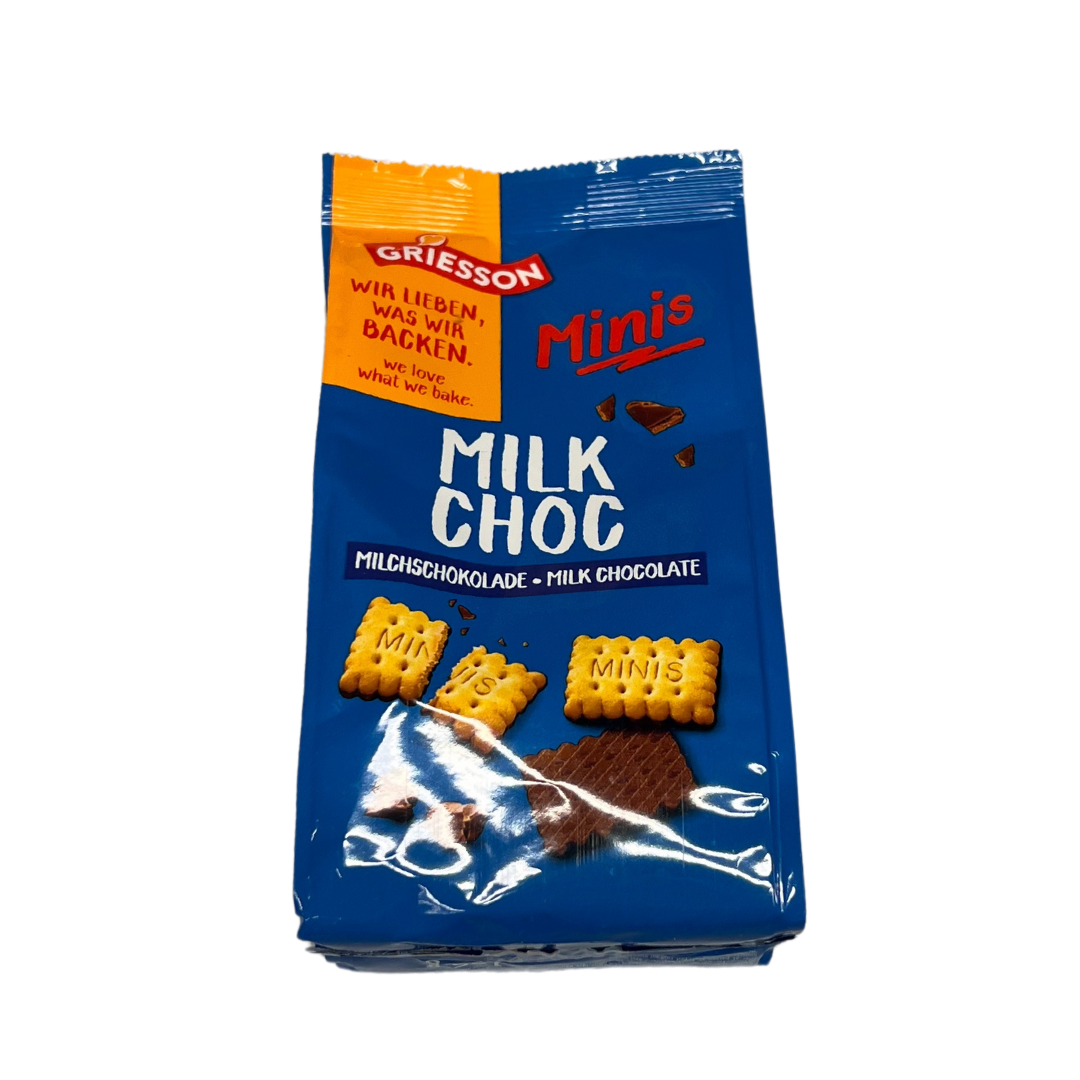 Milk Choc minis keksir 125gr - GRIESSON