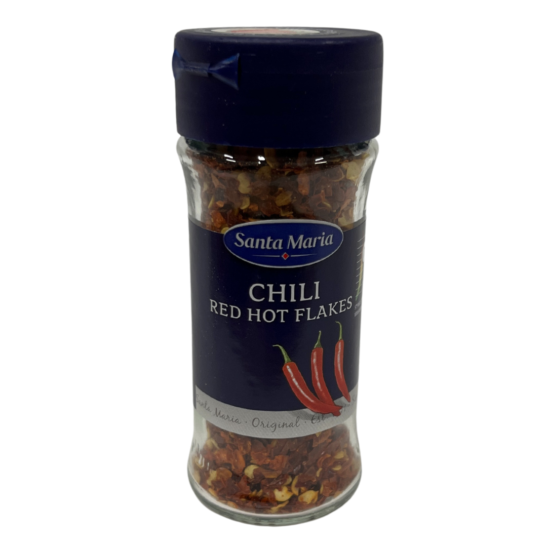 Chili Red Hot Flakes 28gr - Santa Maria
