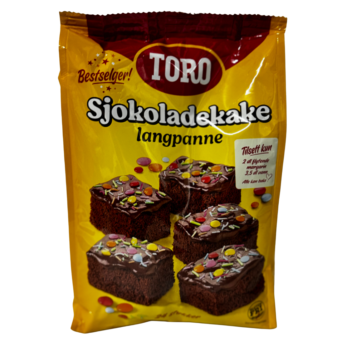 Sjokolátakøka langpan uttan gluten - TORO