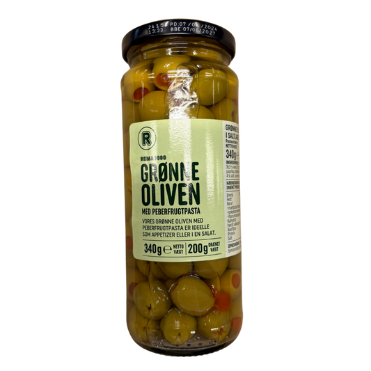 Grønar oliven 340gr - Rema 1000
