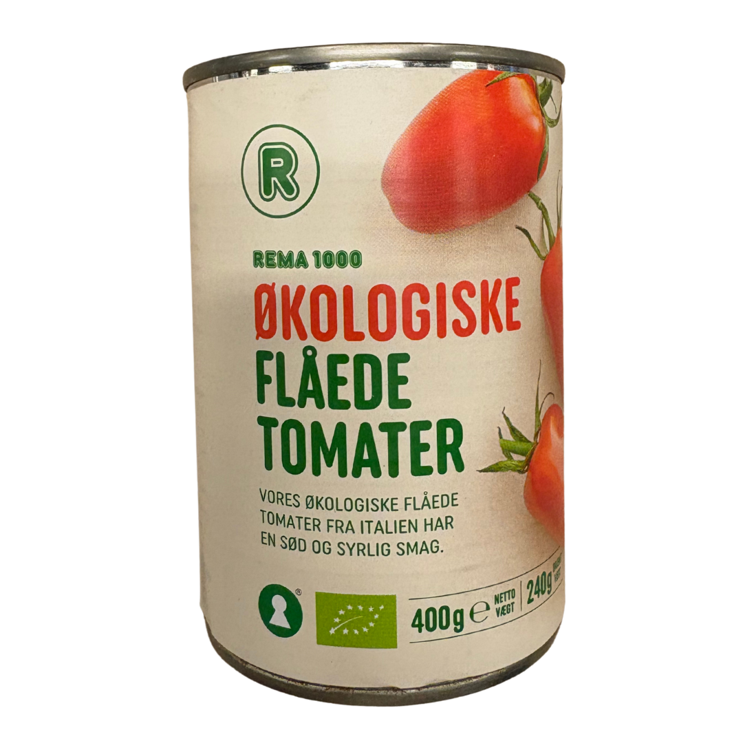 Vistfrøðiligar tomatir í flaki 400gr - Rema 1000