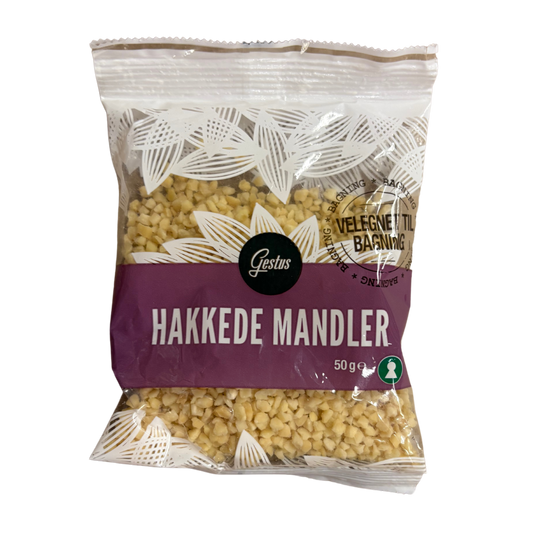 hakkaðar mandlir 50gr - Gestus