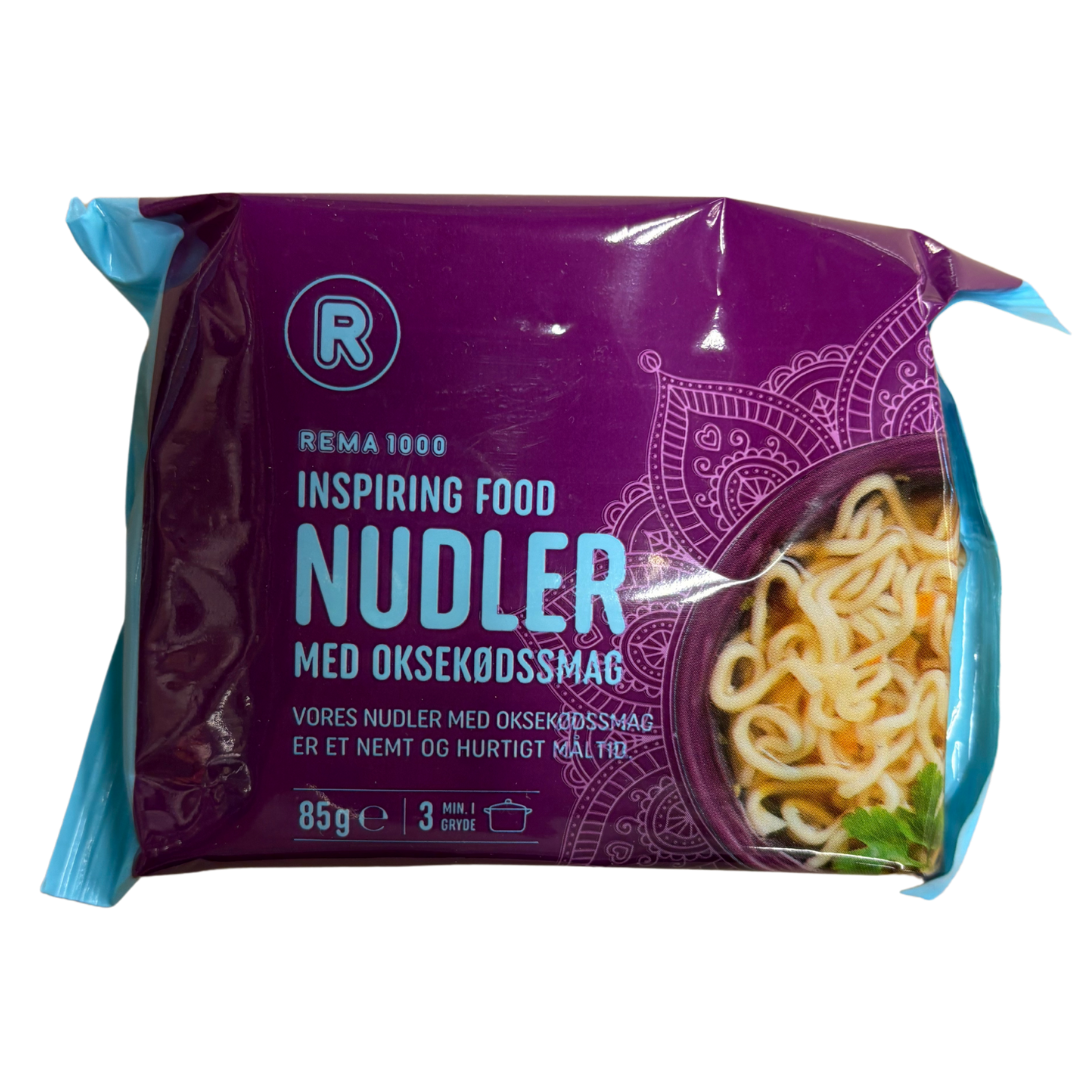 Nudlir við kjøtsmakki 85gr - Rema 1000