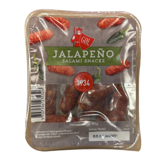 Jalapeno salami snacks 80gr - Gøl