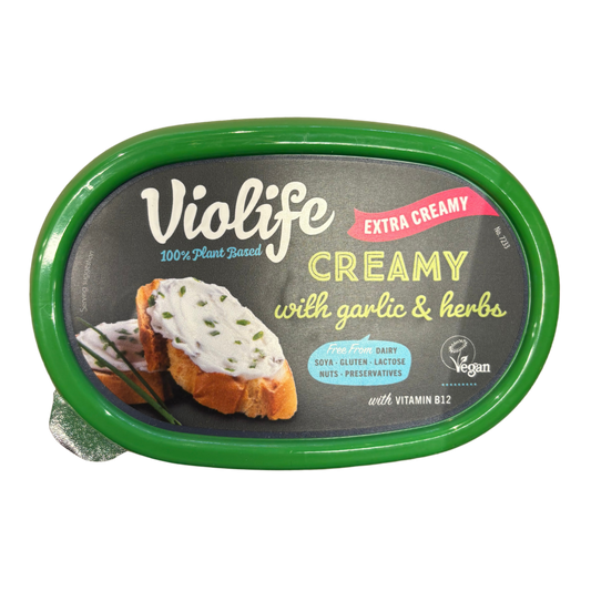 Creamy smyrjiostur krydda og við kryddurtum veganskt - Violife