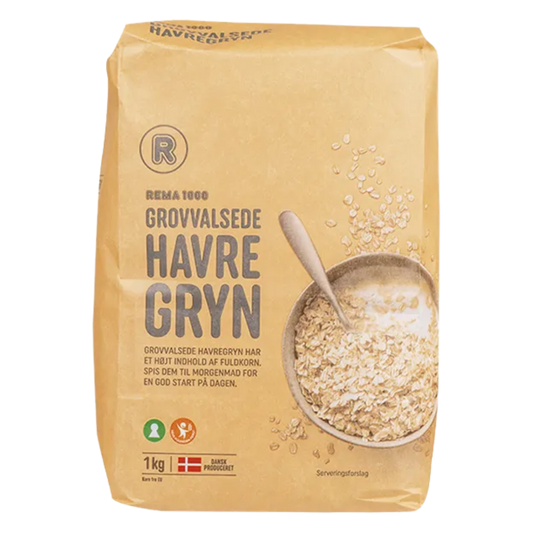Grovmalið havragrýn 1kg - Rema 1000