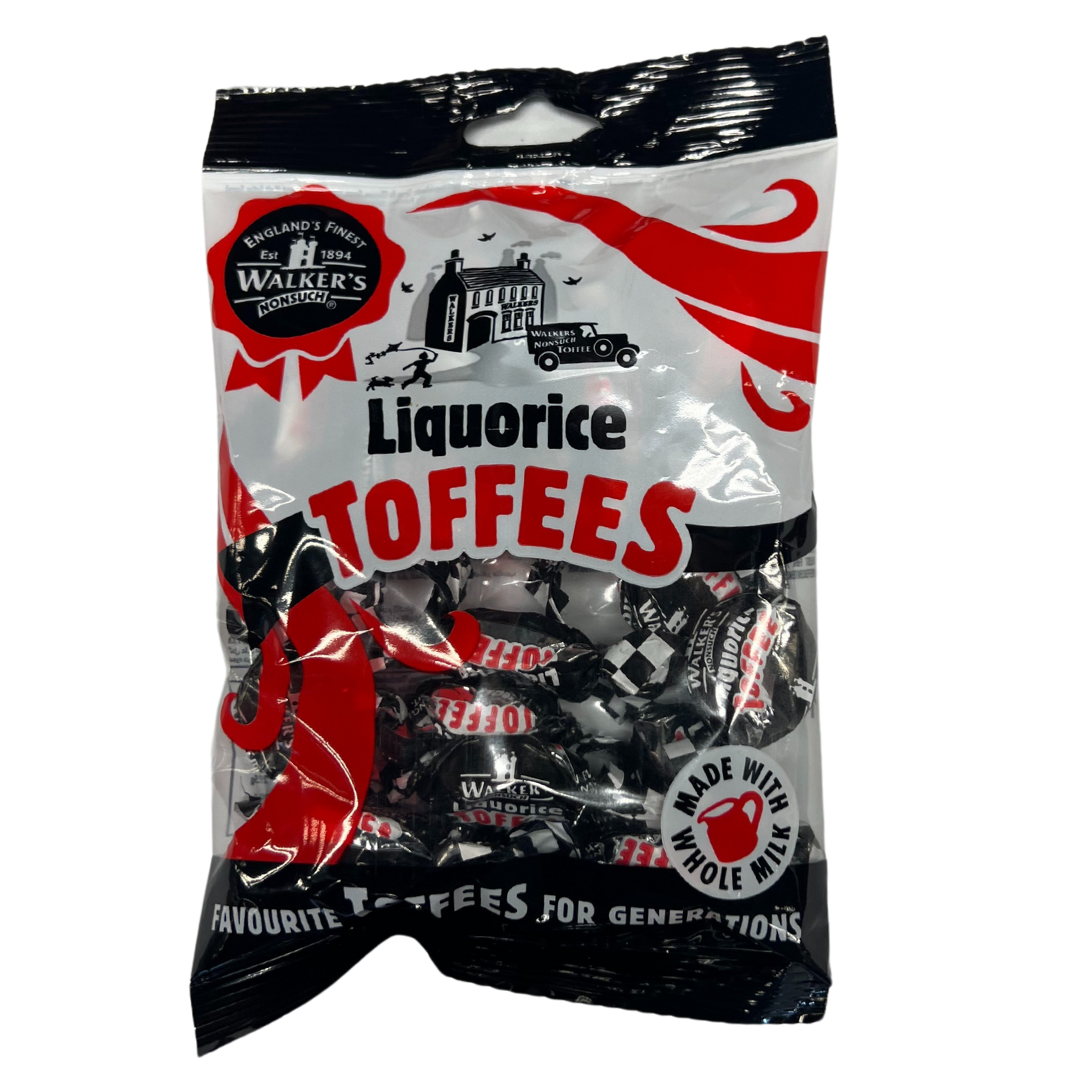 Toffees Liquorice 150gr - Walker's