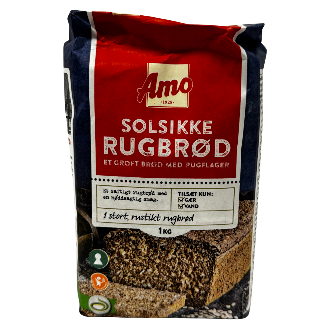 Solsikke rugbreyð við rugflager 1kg - Amo