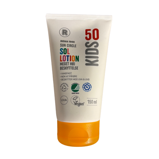 Sól lotion KIDS 50 150ml - Rema 1000